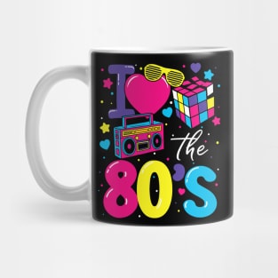 Retro 80's Party Girl Funny Cute Vintage Party Costume Women Mug